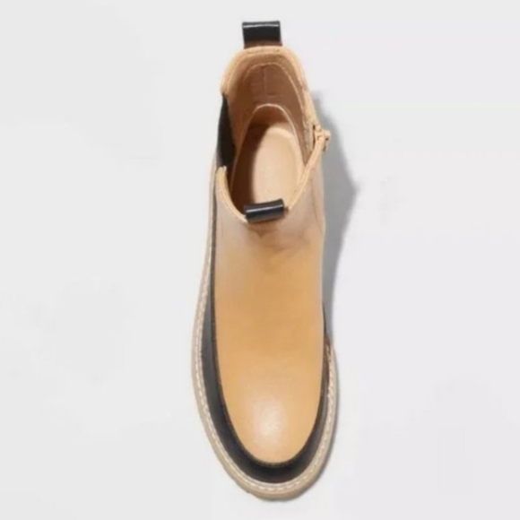 🎯nwt a new day cognac & black cambria boots - Picture 3 of 10